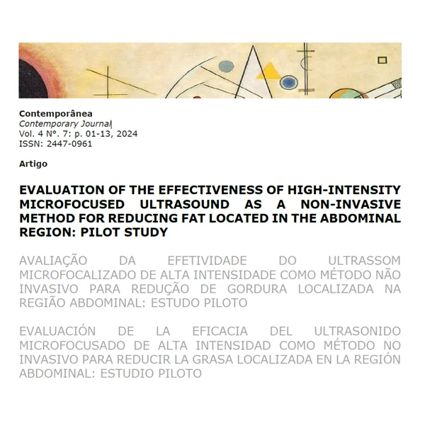 Artigo sobre a efetividade do ultrassom microfocalizado para redução de gordura